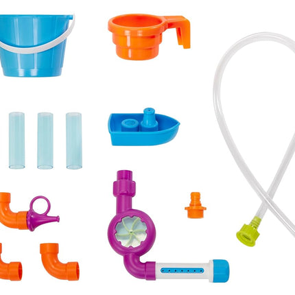 Little Tikes Flowin’ Fun Water Table - Kids’ Outdoor Water Playset with Interchangeable Pipes, Faucets, Tower & Accessories - Encourages Creativity & Sensory Exploration - Ideal for Ages 2 to 5 Years