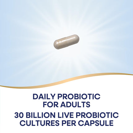 Primadophilus Fortify Daily Probiotic de Nature's Way, 30 mil millones de cultivos activos, Acidophilus, potencia garantizada, cepas investigadas, liberación retardada, 30 cápsulas vegetarianas, sin gluten