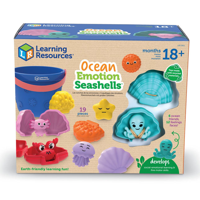 Learning Resources Ocean Emotion Seashells, Social