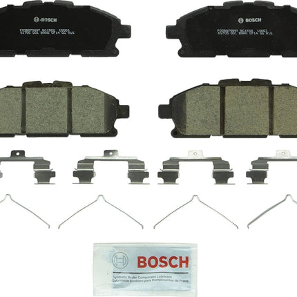 BOSCH BC1552 QuietCast Premium Ceramic Disc Brake Pad Set - Compatible with Select Nissan Quest; FRONT
