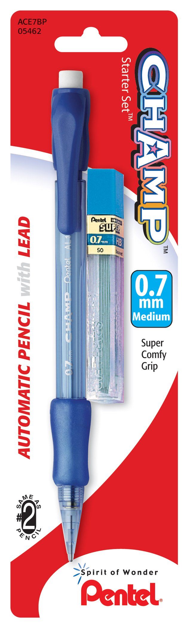 Pentel Champ Starter Set Automatic Pencil with Lea