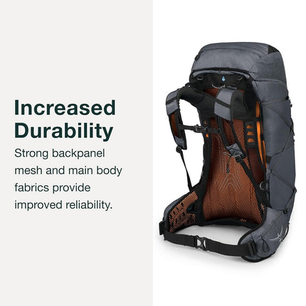 Osprey Men's Exos 38 Ultralight Backpack, Dark Charcoal Grey, L/XL