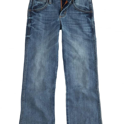 Wrangler Boy's Greely Wash Bootcut Jeans, Greeley, 16 Slim