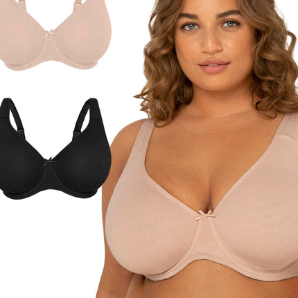 Fruit of the Loom Fit for Me Women's Plus Size Cot
