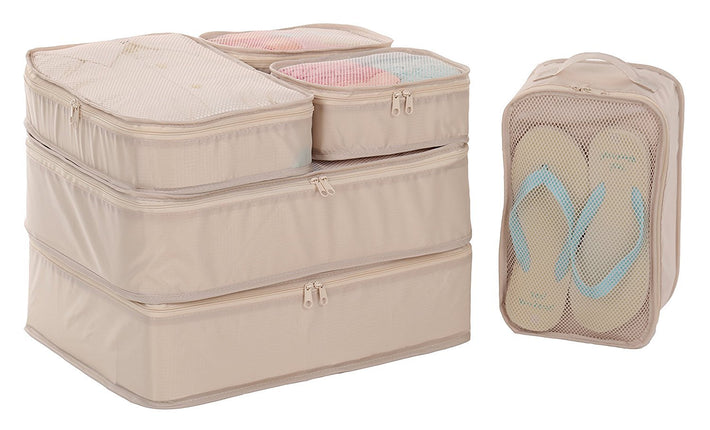 Travel Packing Organizer 6 Set, JJ Power Packing C