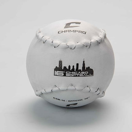 Champro Chicago Softball (White, 16-Inch)