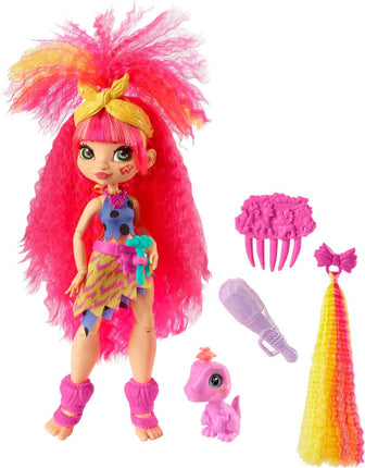 Mattel Cave Club Emberly Doll 8 – 10-inch, Pink Ha