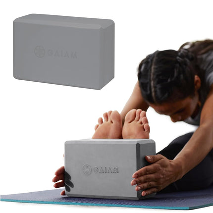Gaiam Yoga Block, EVA Foam for Balance & Stretch (