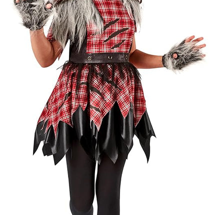 Rubie's Girl's Forum Novelties Werewolf Costume Dress, As Shown, Large