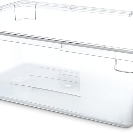 Carlisle FoodService Products Storplus Food Container Storage Container with Stackable Design for Storage, 12.5 Gallons, Clear, (Pack of 4)