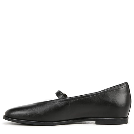 Naturalizer Elina Mary Janes en cuir noir pour femme, 8 large, cuir noir, 8 large
