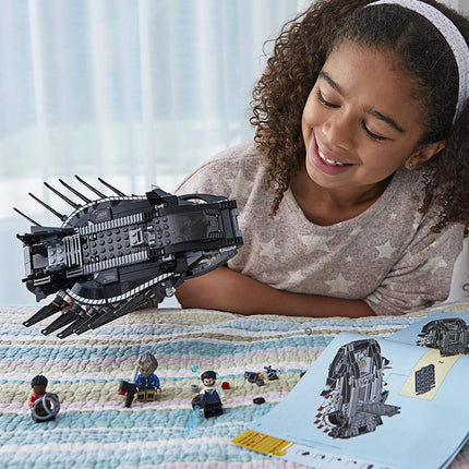 LEGO 76100 Marvel Super Heroes Ataque del Caza Talon Real de Pantera Negra