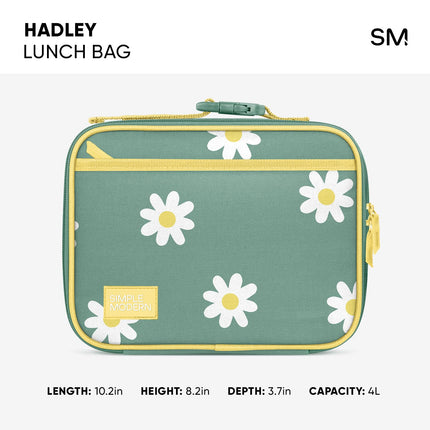 Simple Modern Disney Kids Lunch Box for School | Reusable Insulated Lunch Bag for Toddler, Girl, and Boy | Meal Containers with Exterior & Interior Pockets | Hadley Collection | Cars Lightning Speed