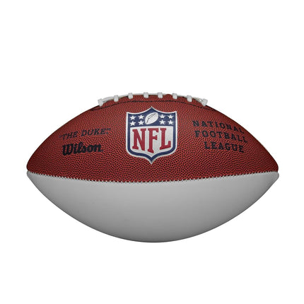 Wilson Ballon de football américain officiel NFL pour autographes - Taille officielle, marron