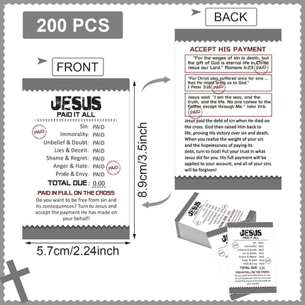 Noveread 200 Pcs Gospel Tract Card Plan of Salvation Cards Pocket Holy Postcards Prayer Postcards Christian Inspirational Bible Verses Bookmark for Christian Gifts Women Men Teens Ministering Tool