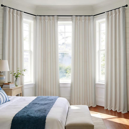 HPD Half Price Drapes Faux Linen Textured Room Darkening Curtains for Bedroom 108 Inches Long (1 Panel), 50W X 108L Curtains for Living Room Home Decor, Birch