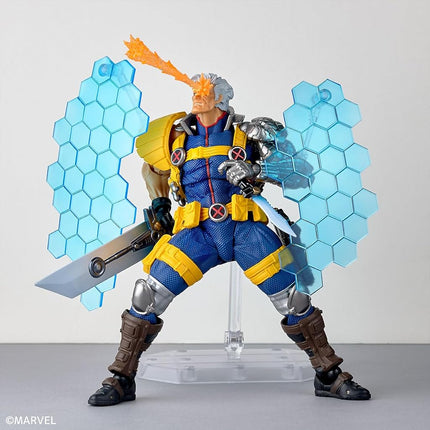KAIYODO Revoltech Amazing Yamaguchi X-Men Cable Ver.1.5, Total Height Approx. 6.7 inches (170 mm), Non-Scale, PVC, ABS, POM, Painted Action Figure NR083