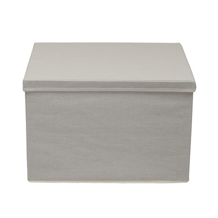Household Essentials Natural Wide Storage Box with Lid, 15”x18.5”x12”, Wide-18.5" W x D