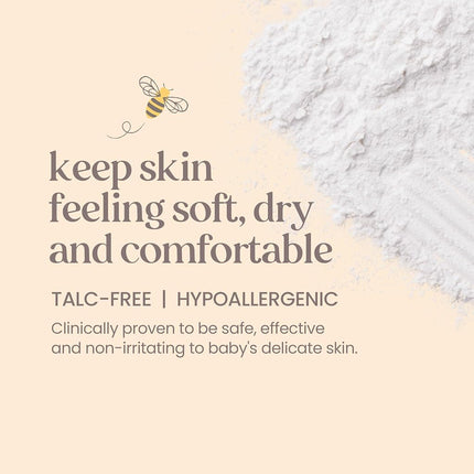Burt's Bees Baby Dusting Powder, Talc Free and Hypoallergenic for Safe and Gentle Comfort, 100% Natural Origin, Pediatrician Tested, 200 g (Pack of 3)