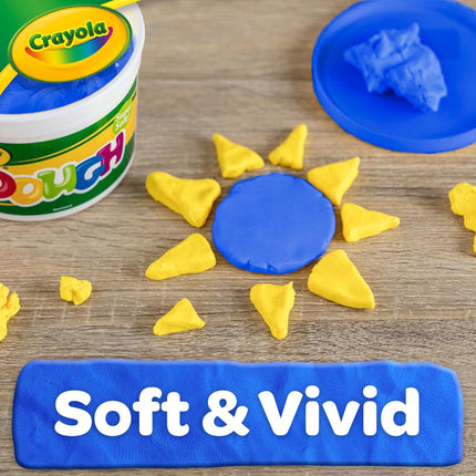 Plastilina Crayola para modelar, azul, material escolar y de arte a granel para niños, 1.36 kg, balde resellable