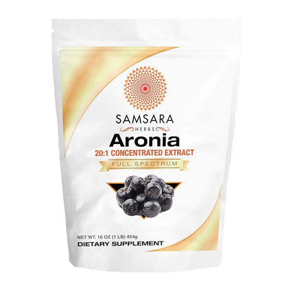 Samsara Herbs Aronia Berry Extract Powder 20:1 Con