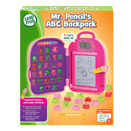 Mochila LeapFrog Go-with-Me ABC, rosa