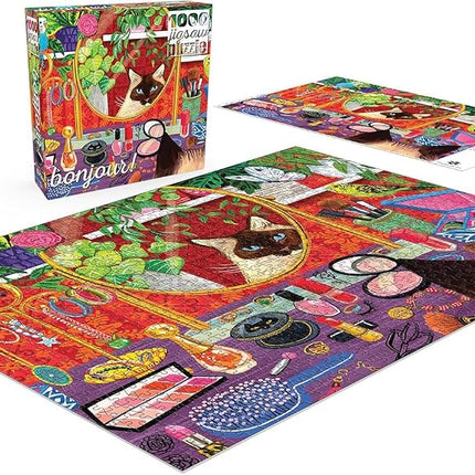 Buffalo Games - Miriam Bos - Petits plaisirs - Puzzle de 1000 pièces pour adultes - Puzzle stimulant parfait pour les soirées jeux - Taille finale : 68 x 50,2 cm