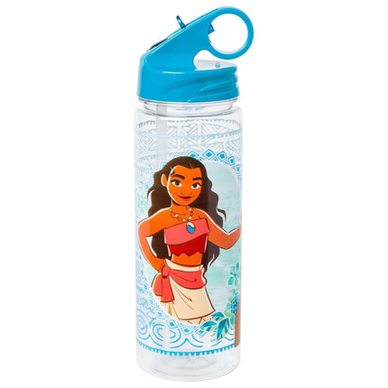 Disney MN0464 Moana Character Pose BPA Free Tritan Water Bottle, 600ml, Multicolor