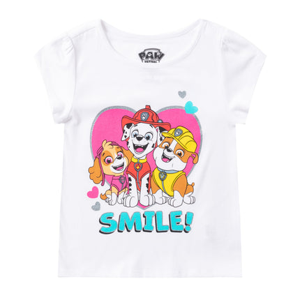 Paw Patrol Nickelodeon Skye, Marshall and Rubble Girls Hoodie, T-Shirt, and Legging Pants Set for Toddler and Big Kids, Pink, 3T
