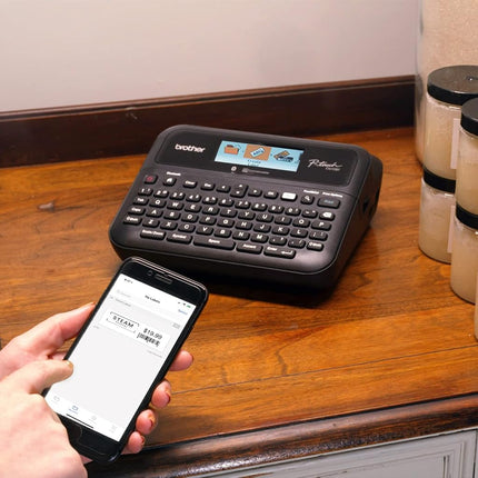 Brother P-Touch PT- D610BT Business Professional Connected Label Maker | Connect and Create via Bluetooth® on TZe Label Tapes up to ~1 inch (Renewed Premium)