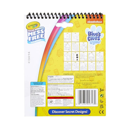 CRAYOLA Blues Clues Color Wonder Activity Pad, Mess Free Coloring, Gift for Kids