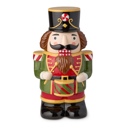Nutcracker Parade Holiday Cookie Jar – Festive 3D 