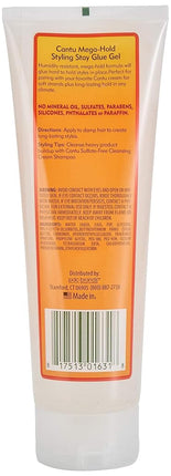 CANTU Natural Hair Styling Gel Stay Extreme Hold 8oz Tube 237 ml (Pack of 1)