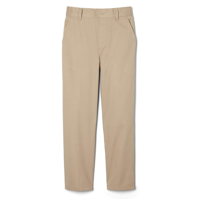 French Toast Boys' Pull-On Pant, Khaki, 20 Husky