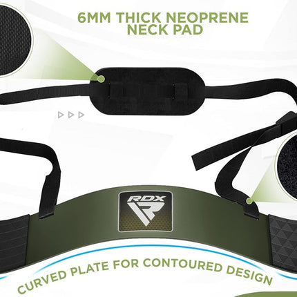 RDX Arm Blaster Biceps Triceps, 23” Aluminum Fitness Curl Support Isolator, Weightlifting Muscle Gains Big Arms Extension Builder, Adjustable 42” Strap, 6MM Neck Pad, Curved Design, Thick Padding