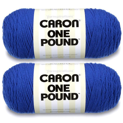Caron One Pound Royalty Yarn - 2 Pack of 454g/16oz