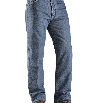 Wrangler Men's Rugged Wear Jean, Woodland Thermal, Stonewashed Denim, 34W 30L UK
