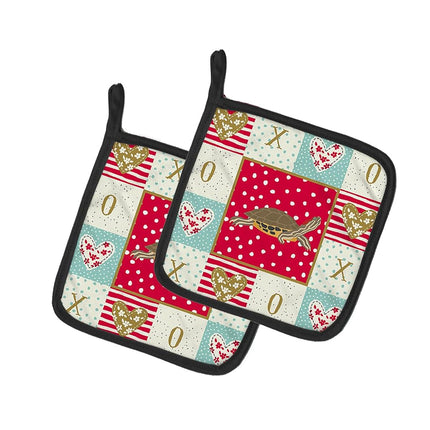 Sujetadores de ollas Caroline's Treasures, multicolor, 7.5ANX7.5AL