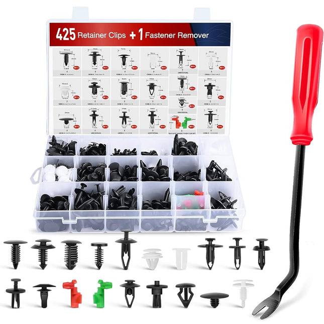Nilight 425 Pcs Car Retainer Clips Fastener Remove