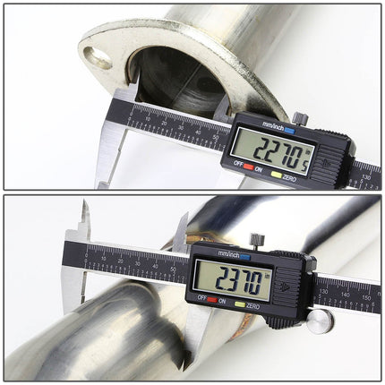 DNA Motoring CBE-HT02V6-NRT CBEHT02V6NRT Système d'échappement Catback [pour Tiburon V6 03-06]