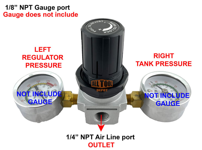 TOP1Choice Universal Air Regulator Special Design for Check Tank and Regulator Pressure