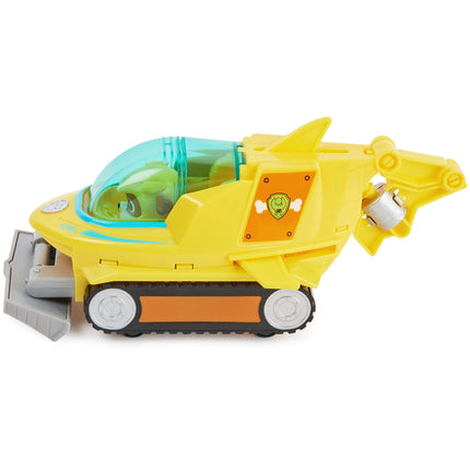 PAW Patrol Aqua Pups Rubble Transforming Hammerhead Shark Vehicle with Collectible Action Figure, Kids’ Toys for Ages 3 and up