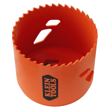 Klein Tools 31024 Bi-Metal Hole Saw, 3-Inch Circle Saw, Metal and Drywall Hole Cutter, Sheet Metal Cutter