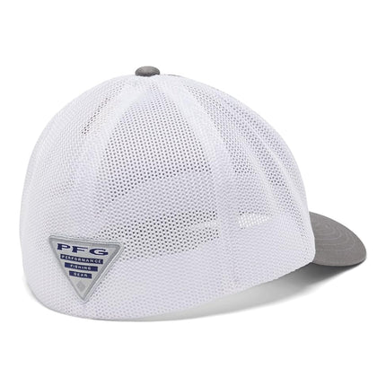 Columbia PFG Mesh Ball Cap - Titanium/Hook, Large/X-Large