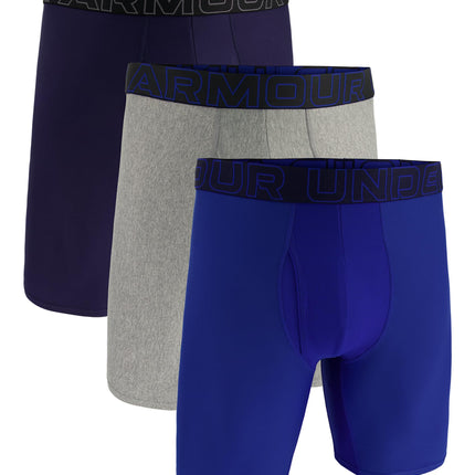 Under Armour Men's Performance Tech 9-inch Boxerjock Multi-Pack, Royal Solid 3 Pack, L