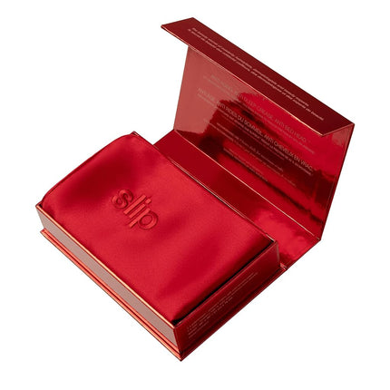 Slip Silk Queen Pillowcase, Scarlet | 100% Pure 22 Momme Mulberry Silk