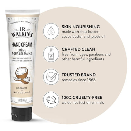 Crème Mains Naturelle Noix de Coco 93,6 g de Watkins