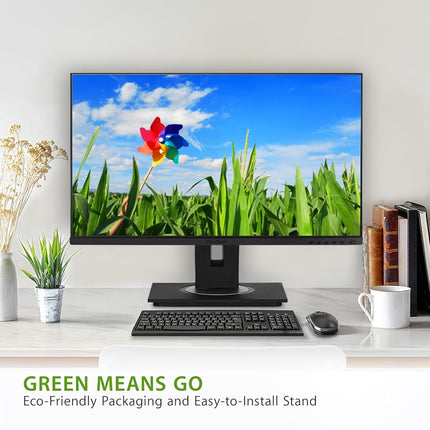ViewSonic VG2748a-2 27-inch 1080p Full HD Monitor with Frameless Design, Advanced Ergonomics, HDMI, USB, DisplayPort, VGA, Integrated Speakers, for Business or Home Office