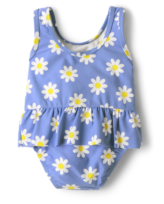 Maillot de bain une pièce pour fillettes et tout-petites The Children's Place, marguerite bleue, 6-9 mois