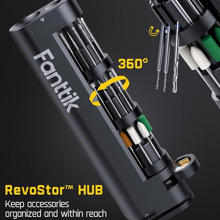 Fanttik F2 Master Mini Cordless Rotary Tool Kit for 3D Printer Sanding